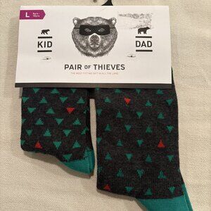 Pair of Thieves Dad & Kid Matching Holiday Socks
